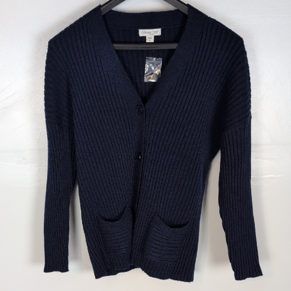 Coldwater Creek NWT Ribbed Cardigan - Picture 1 of 9